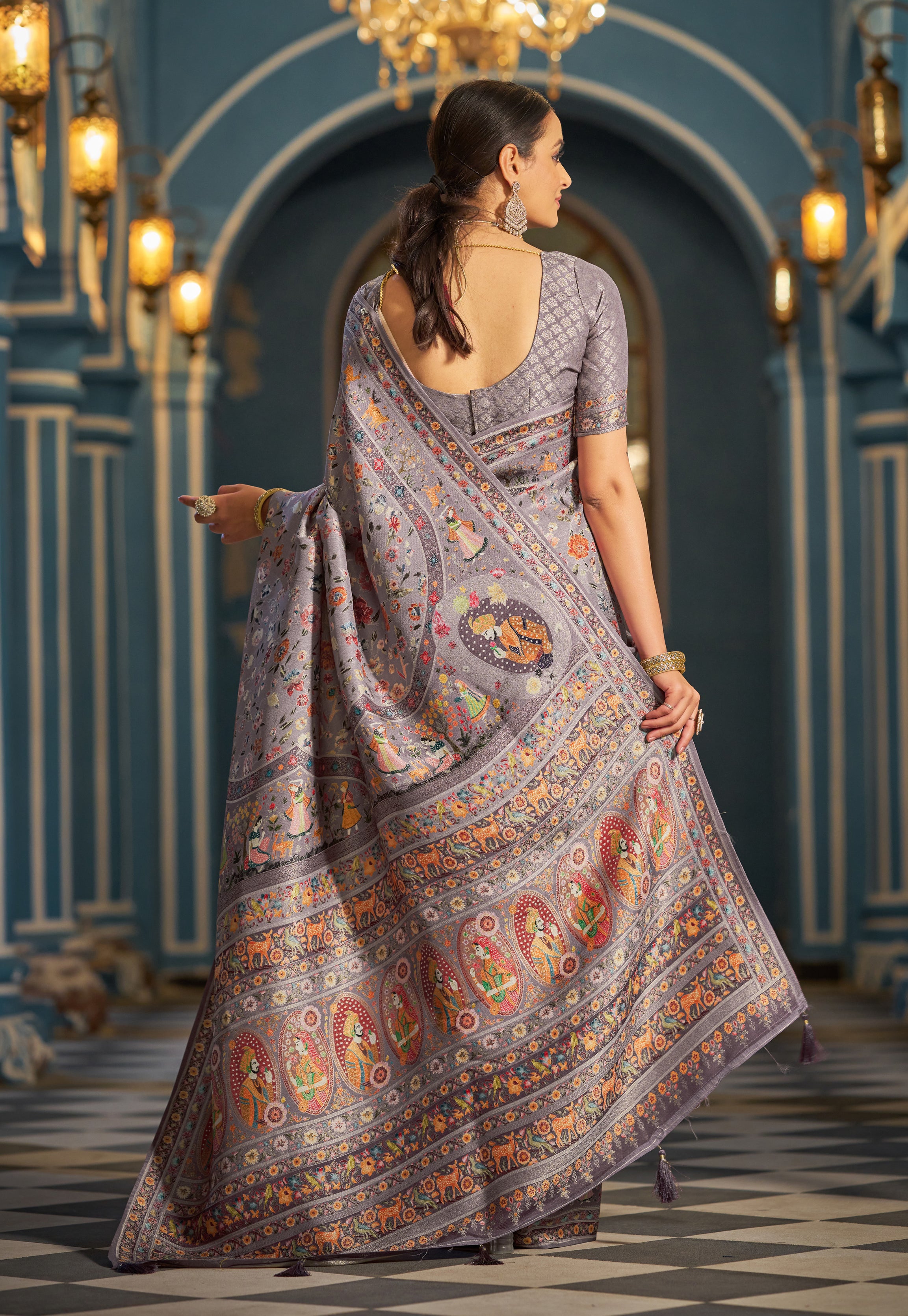 Classic Black Soft Silk Saree