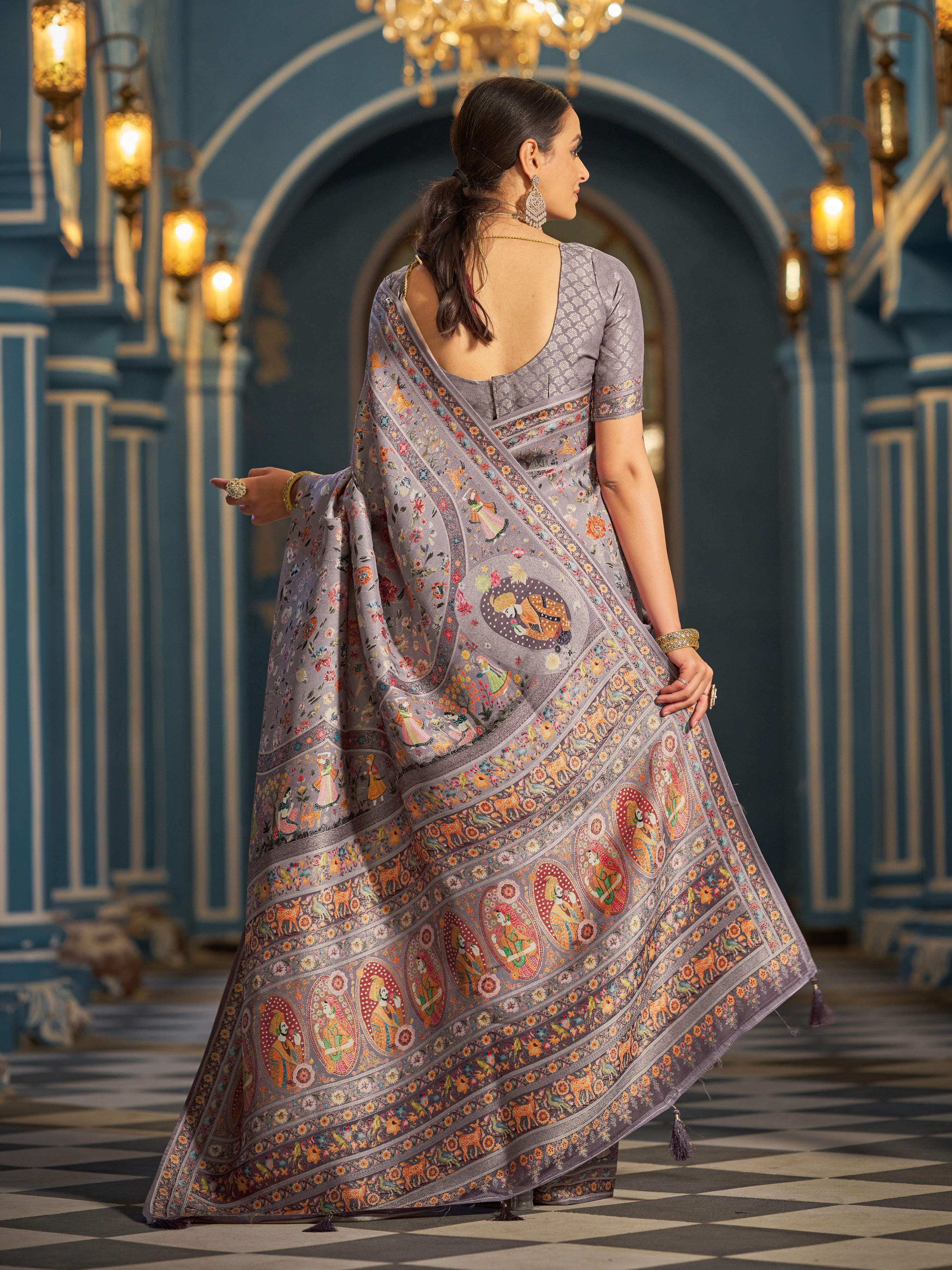 Classic Black Soft Silk Saree