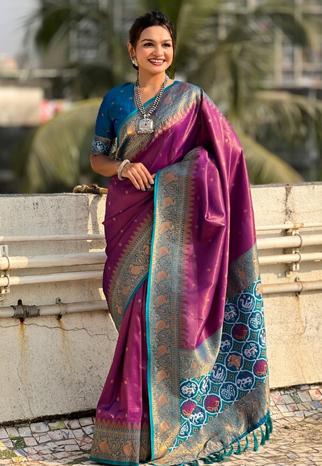 Rich Bengani Pure Tissue Saree