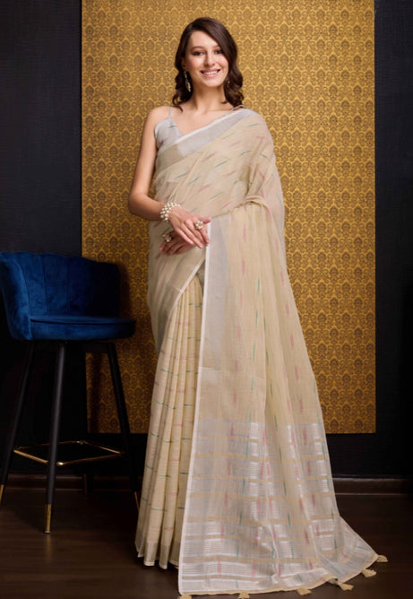 Charming Chiku Organza Saree