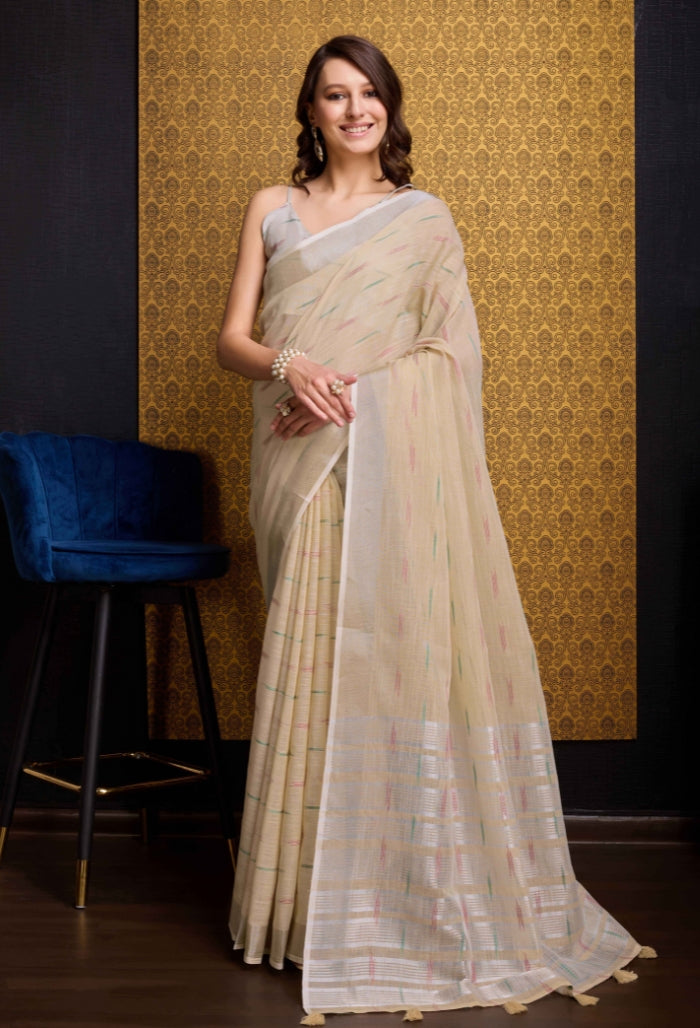 Charming Chiku Organza Saree