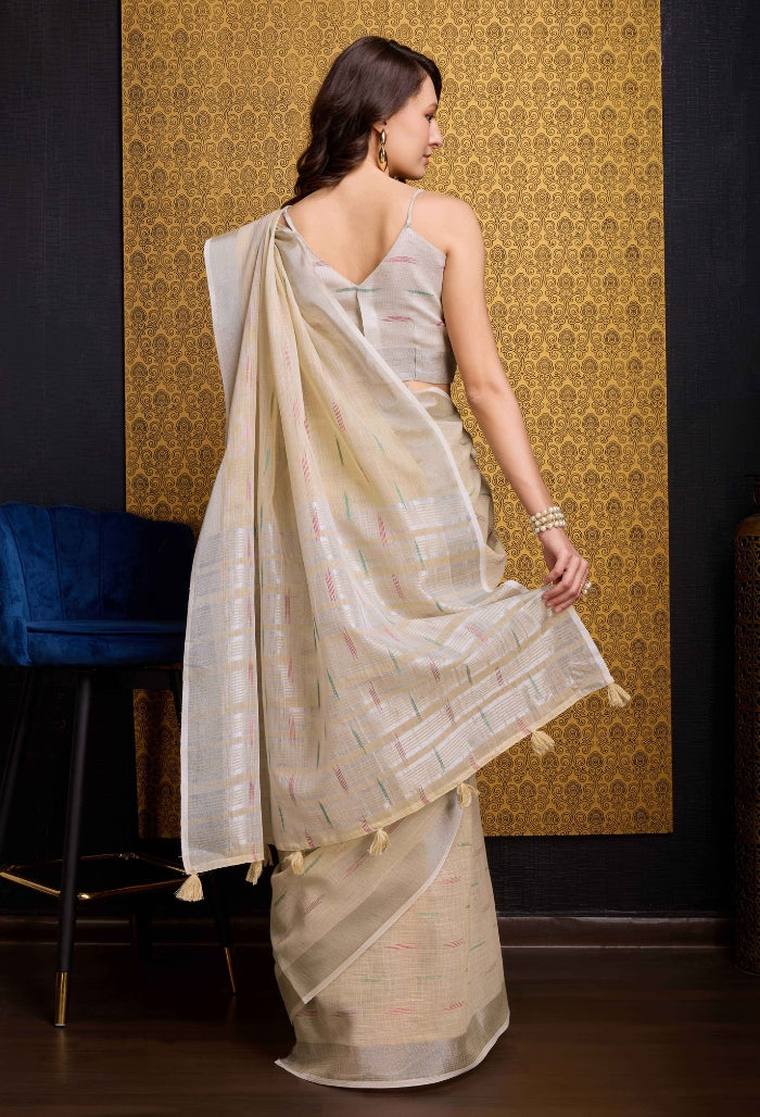 Charming Chiku Organza Saree