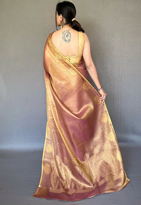 Rich Brown Silk Saree