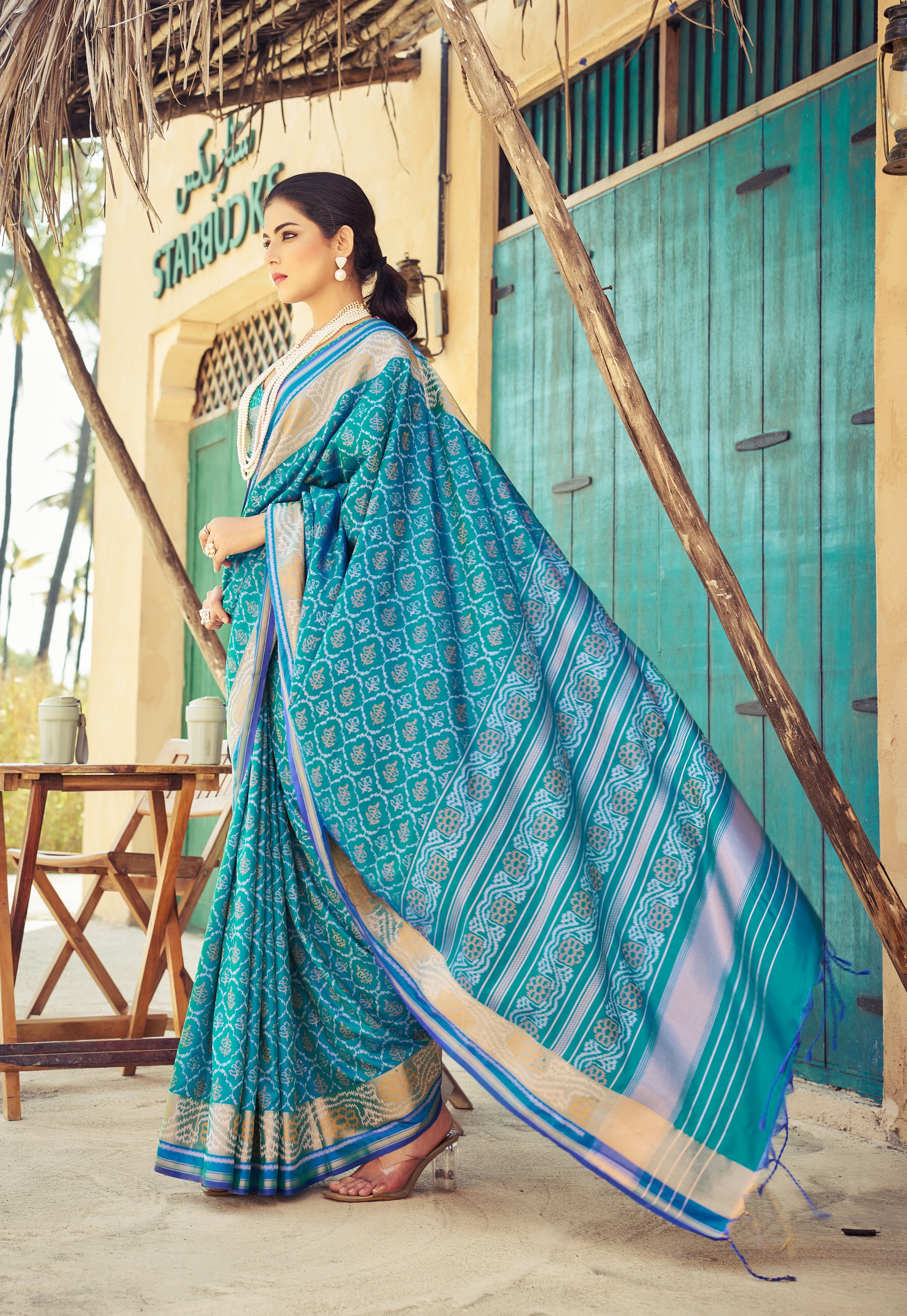 Serene Blue Soft Silk Saree