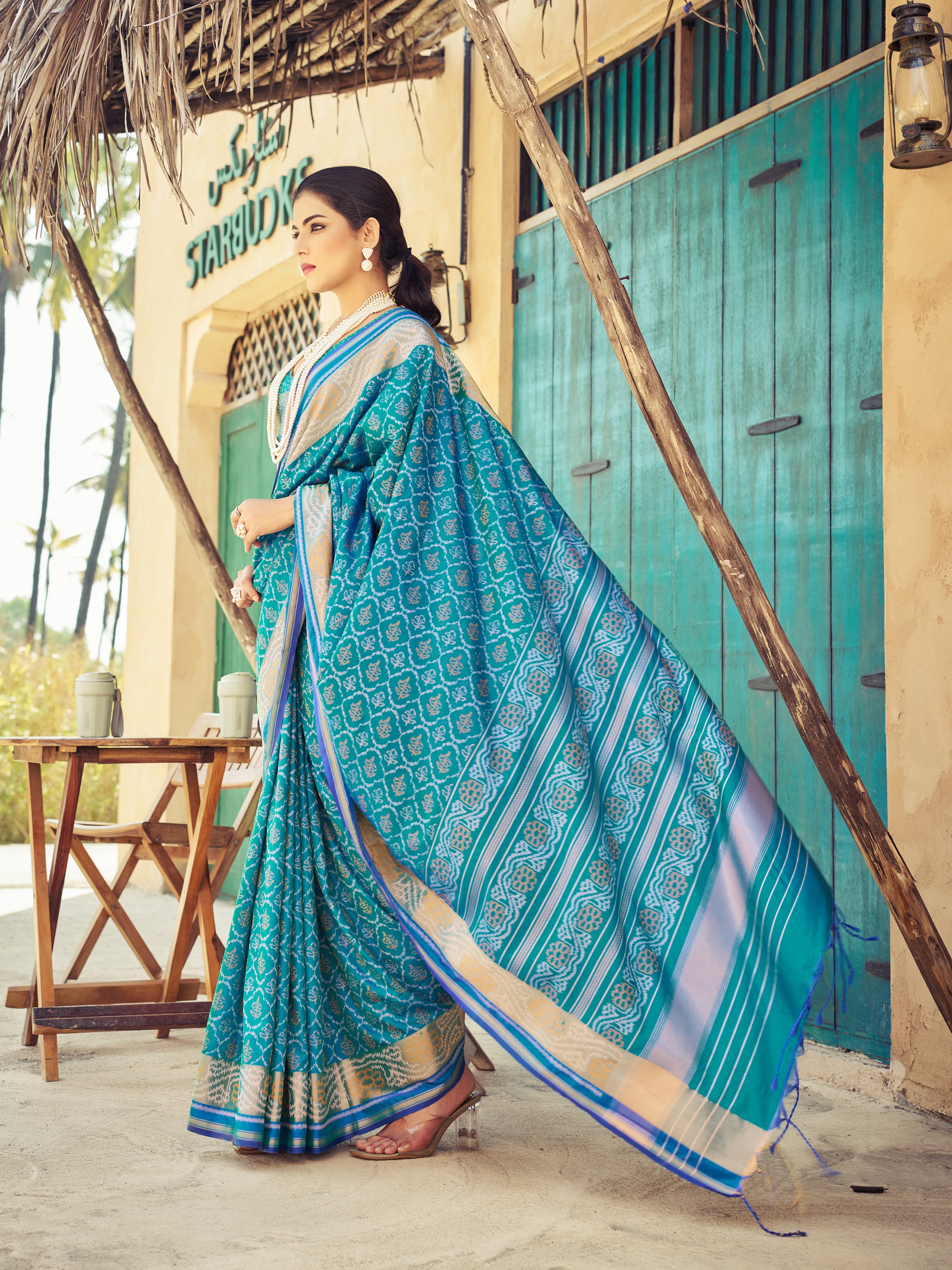 Serene Blue Soft Silk Saree
