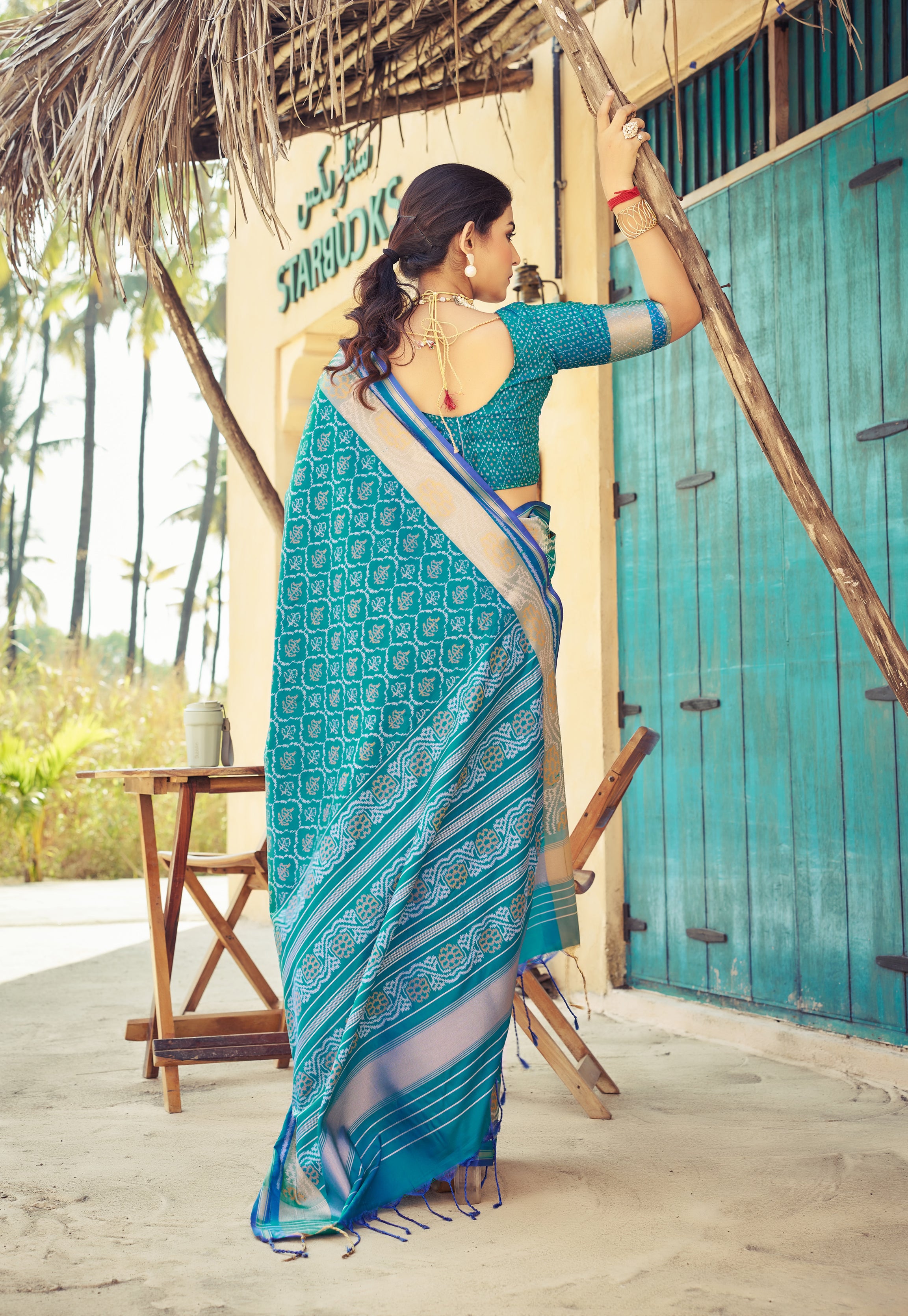 Serene Blue Soft Silk Saree