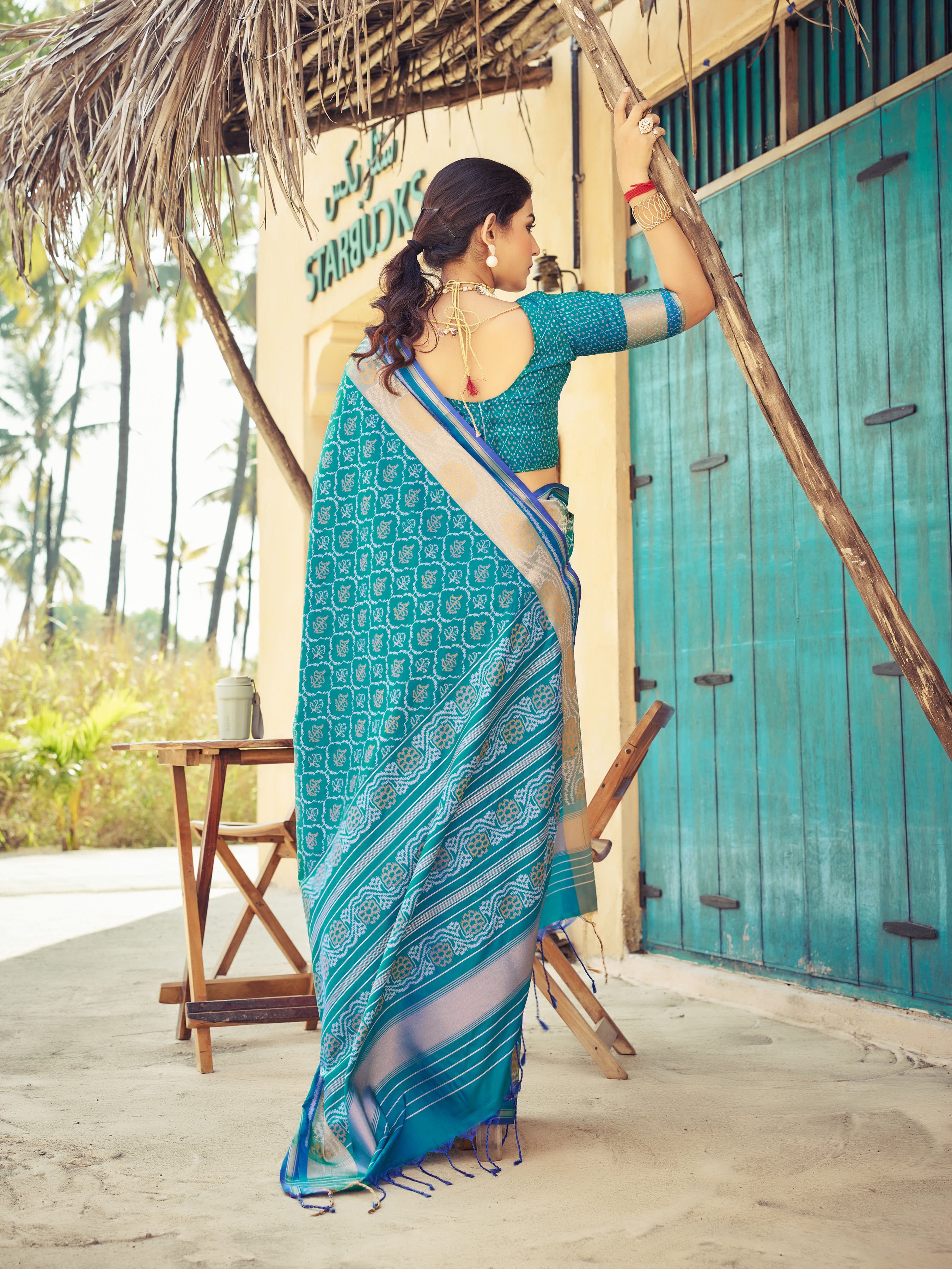 Serene Blue Soft Silk Saree
